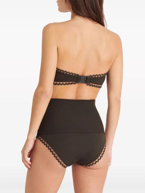 ERES Mix bandeau bikini top - Grey