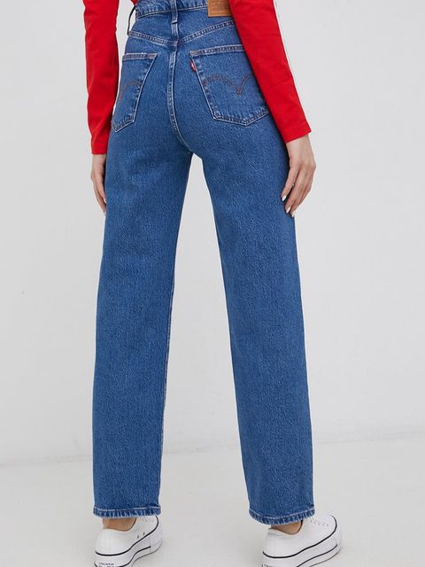 Levi's jeansy RIBCAGE STRAIGHT ANKLE damskie high waist 72693.0117