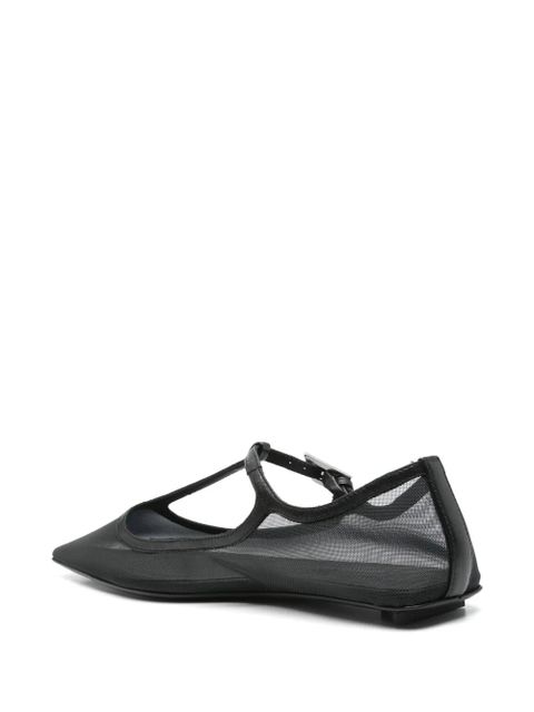 The Attico Juno ballet flats - Black
