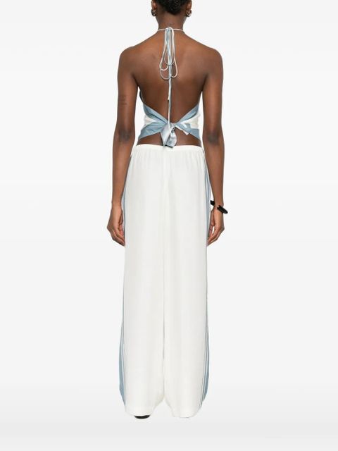 SIR. Lilou printed scarf top - White