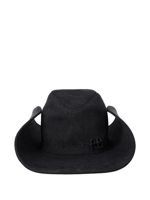 Ruslan Baginskiy embroidered cotton cowboy hat - Black - zdjęcie produktu nr 1