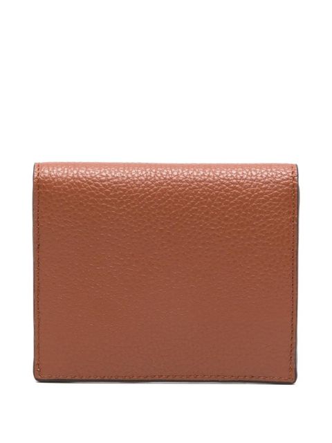 TOTEME T-lock grained cardholder - Brown - zdjęcie produktu nr 2