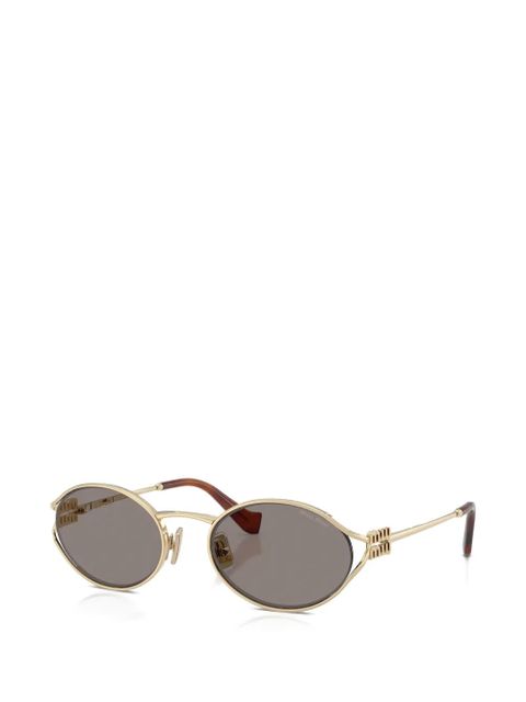 Miu Miu Eyewear round-frame sunglasses - Gold - zdjęcie produktu nr 1