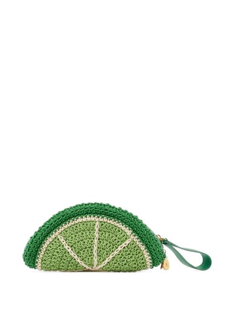 Chloé Tropicus Lime crochet clutch - Green