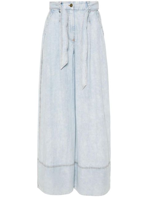 ZIMMERMANN wide-leg cotton jeans - Blue - zdjęcie produktu nr 1