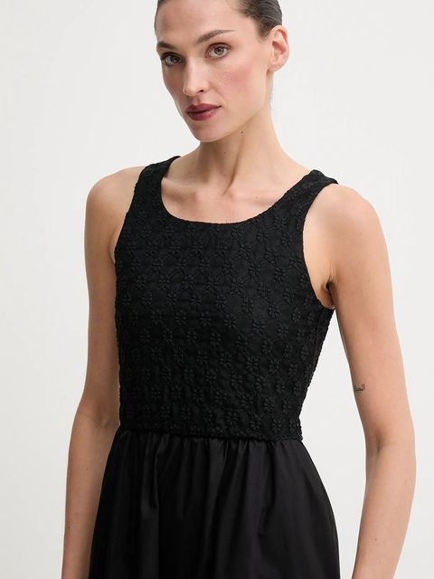 Bardot sukienka kolor czarny maxi rozkloszowana 59879DB - zdjęcie produktu nr 2