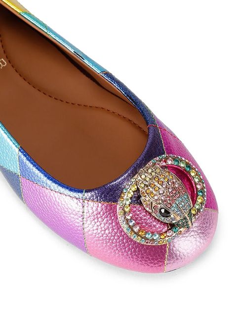 Kurt Geiger London baleriny skórzane Chelsea Ballerina kolor multicolor 5000669109 - zdjęcie produktu nr 2