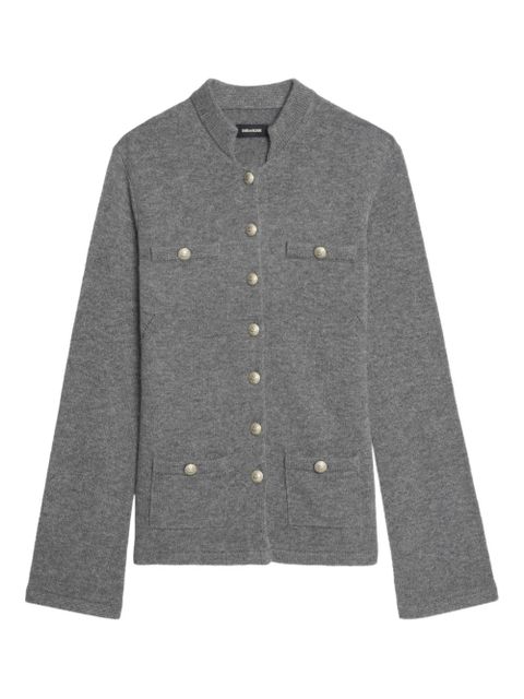 Zadig&Voltaire mélange-effect cardigan - Grey - zdjęcie produktu nr 1