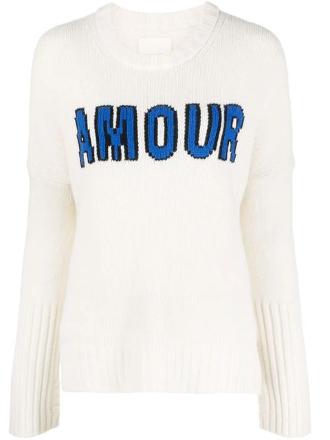 Zadig&Voltaire Malta Amour wool jumper - White - zdjęcie produktu nr 1