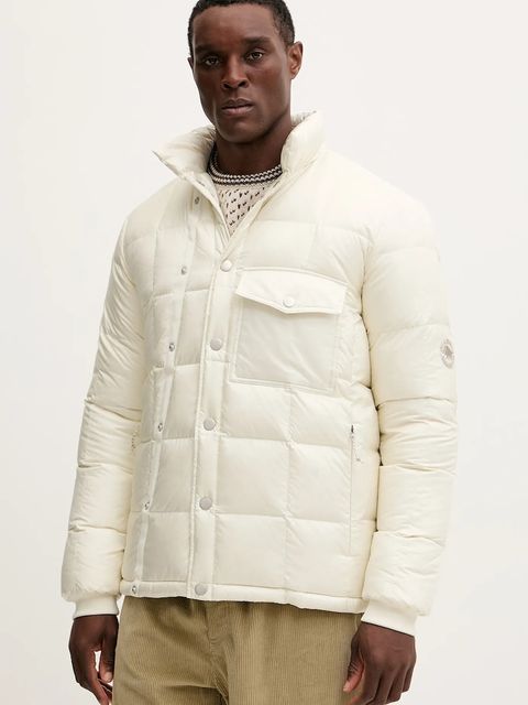 Mammut kurtka puchowa Mammut x Cabourn Direttissima kolor beżowy zimowa 1013.04250