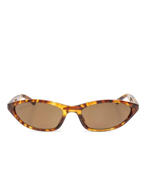 Balenciaga Eyewear Blade sunglasses - Brown - zdjęcie produktu nr 1