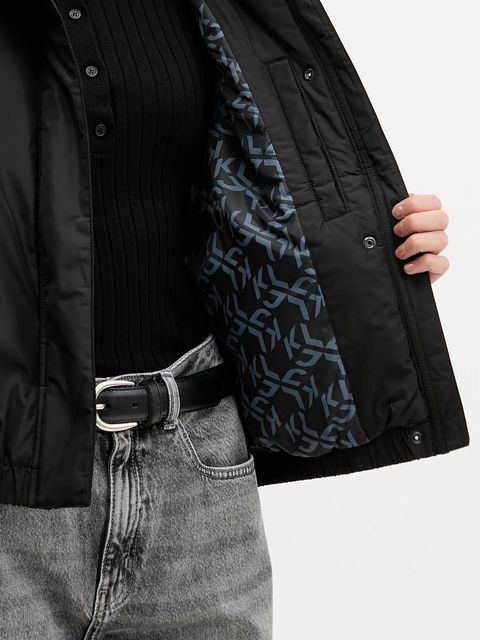 Karl Lagerfeld Jeans kurtka kolor czarny przejściowa B1W15023