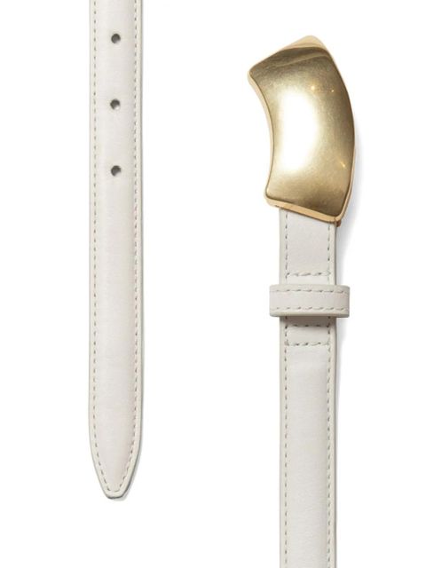 3.1 Phillip Lim ID leather belt - White - zdjęcie produktu nr 2