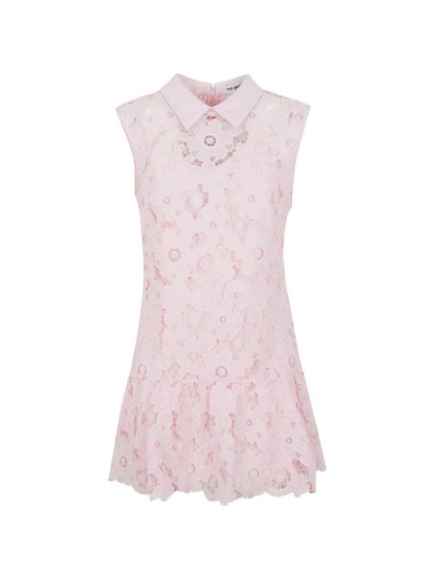 Self-Portrait lace mini dress - Pink - zdjęcie produktu nr 1