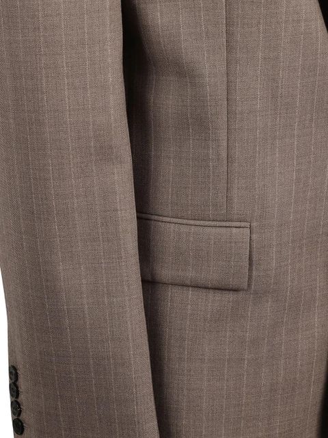 Saint Laurent pinstripe wool blazer - Neutrals