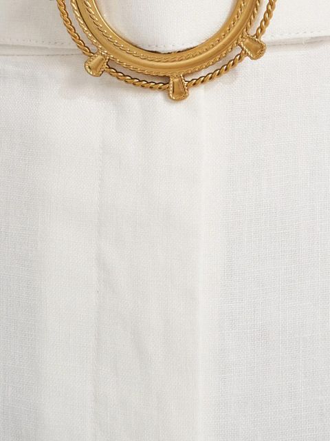 ZIMMERMANN Nautical panelled trousers - White