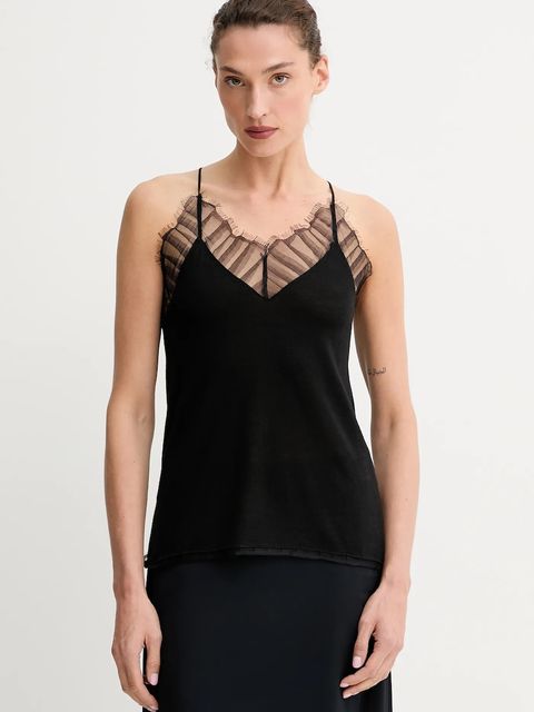 IRO top z dodatkiem wełny kolor czarny WP12MAELLY - zdjęcie produktu nr 1