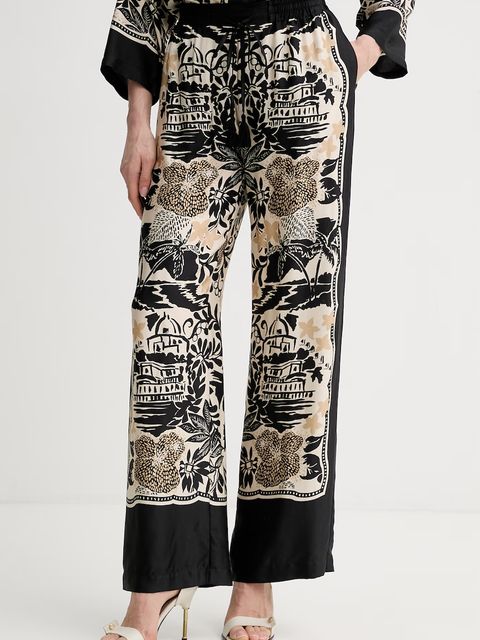 ERMANNO Firenze spodnie damskie z wiskozy - zdjęcie produktu nr 2