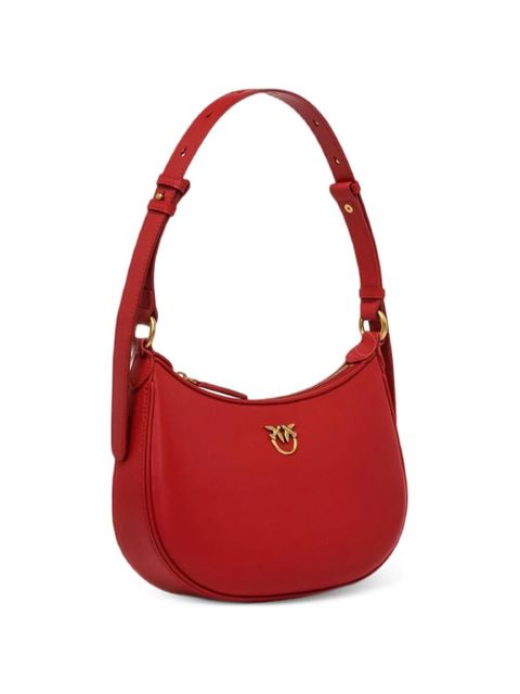PINKO logo detail shoulder bag - Red