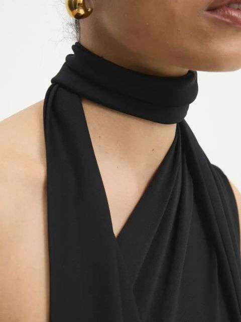 Answear.LAB sukienka kolor czarny mini dopasowana