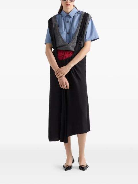 Prada cashmere V-neck vest - Grey - zdjęcie produktu nr 2