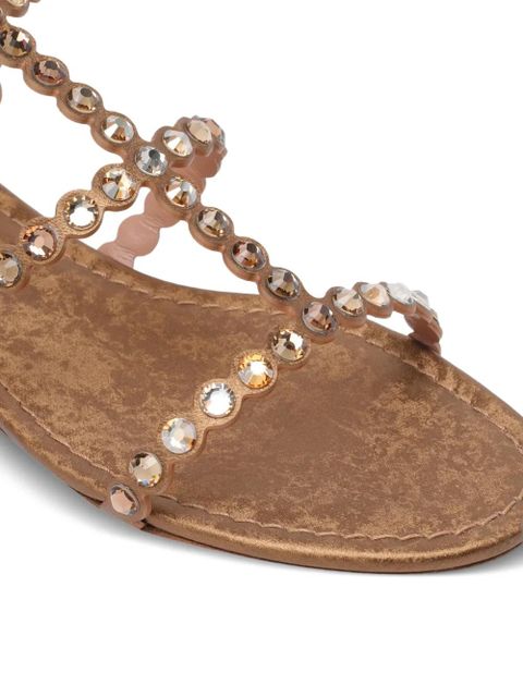 Aquazzura Tequila studded sandals - Brown