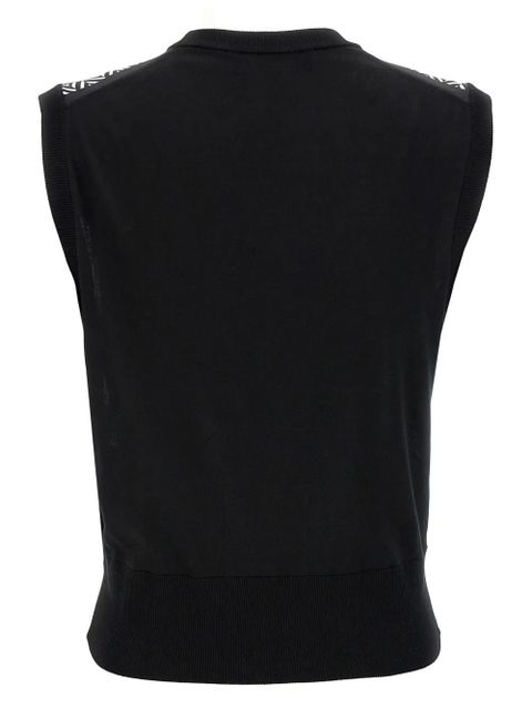 Dolce & Gabbana floral-print vest - Black