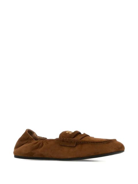 Miu Miu suede loafers - Brown - zdjęcie produktu nr 2