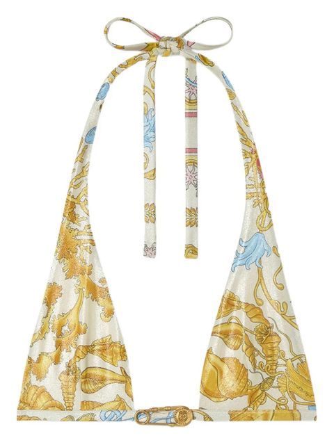 Versace Underwater Barocco bikini top - Gold - zdjęcie produktu nr 1