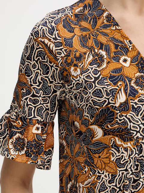 Weekend Max Mara sukienka bawełniana FUOCO