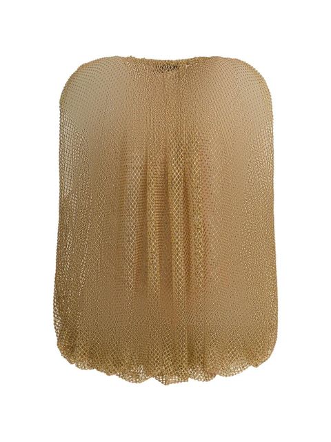 Max Mara embellishment crew neck top - Brown - zdjęcie produktu nr 2