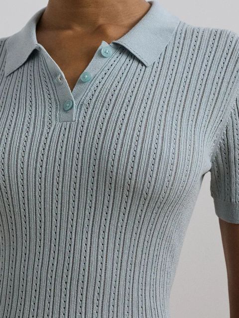 Lauren Ralph Lauren polo damskie kolor niebieski 200963653