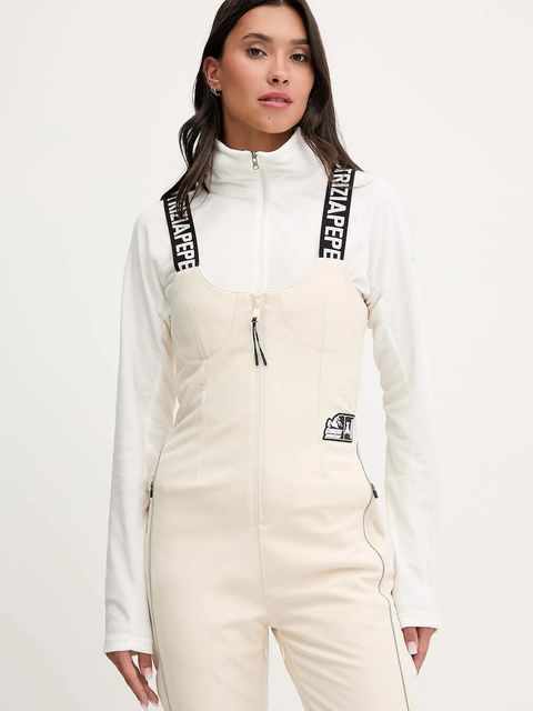 Patrizia Pepe spodnie narciarskie kolor beżowy 2T0093 A667