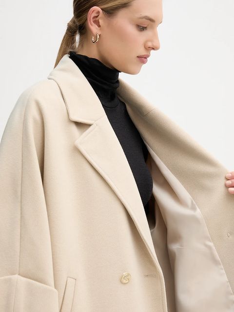 Gaudi płaszcz kolor beżowy 521FD35015