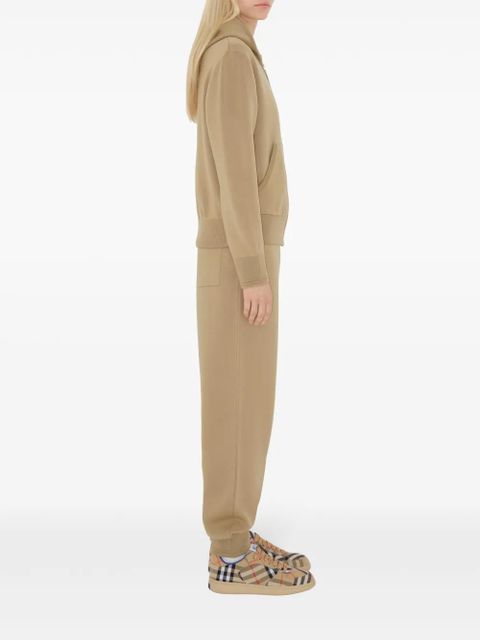 Burberry wool-blend zip hoodie - Neutrals