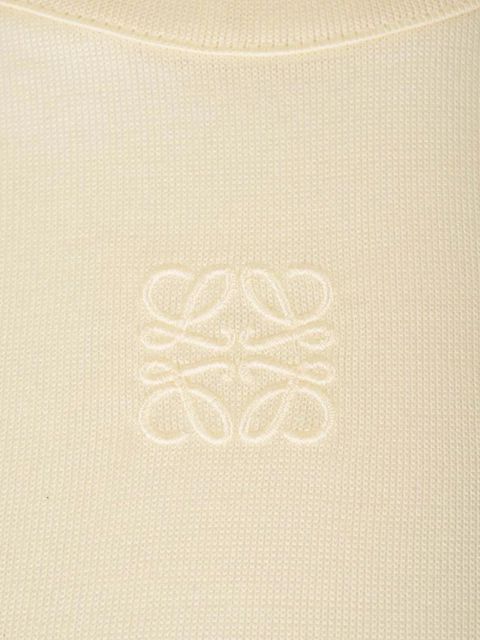 LOEWE knot-detail open-back T-shirt - Neutrals