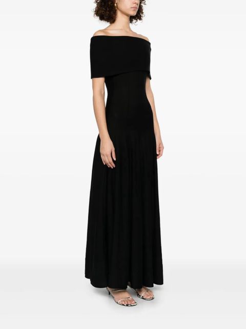 KHAITE Ava maxi dress - Black