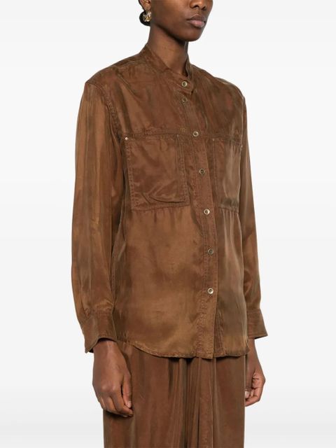 MARANT ÉTOILE Zetta shirt - Brown - zdjęcie produktu nr 2