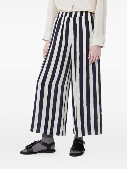 Weekend Max Mara Nirvana striped-pattern trousers - Blue - zdjęcie produktu nr 1