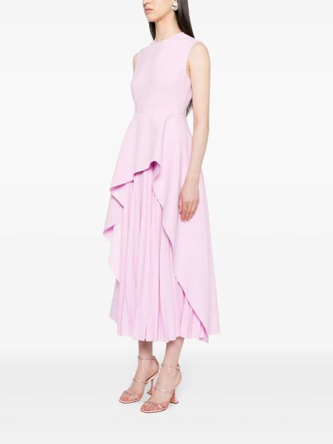 Solace London The Severny peplum midi dress - Pink