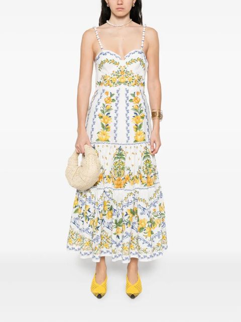 FARM Rio Sicily midi dress - White - zdjęcie produktu nr 2