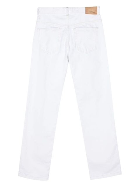 ISABEL MARANT Nadege high-rise boyfriend jeans - White