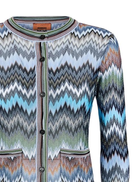 Missoni chevron cardigan - Blue - zdjęcie produktu nr 2