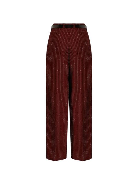 Dolce & Gabbana pinstripe trousers - Red - zdjęcie produktu nr 2