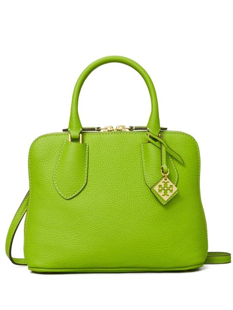 Tory Burch mini Swing leather satchel - Green - zdjęcie produktu nr 1