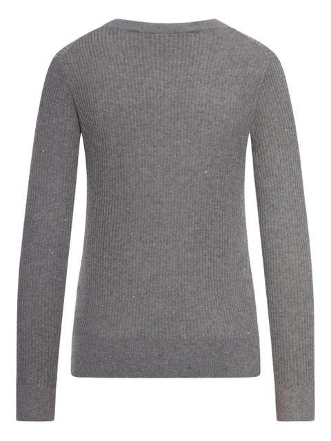 Max Mara Marabu ribbed sweater - Grey - zdjęcie produktu nr 2