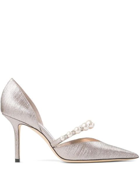 Jimmy Choo 85mm Aurelie pumps - Grey - zdjęcie produktu nr 1