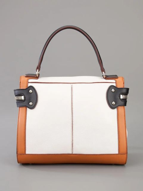 Max Mara tri-colour zip up tote - Neutrals