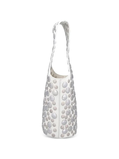 KHAITE Livia stud-embellishment tote bag - White