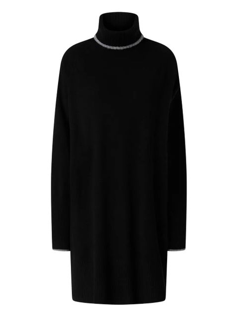 PINKO Fogo roll-neck mini dress - Black - zdjęcie produktu nr 1